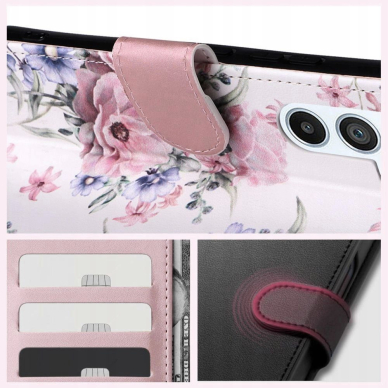 Tech-Protect Wallet Dėklas Xiaomi Redmi 14C / POCO C75 - Rožinis 3