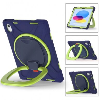 Tech-Protect X-Armor Dėklas iPad 10.9 2022 - navy blue žalias 2