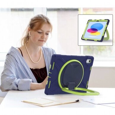 Tech-Protect X-Armor Dėklas iPad 10.9 2022 - navy blue žalias 8