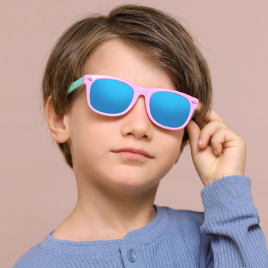 [Užsakomoji prekė] Techsuit - Sunglasses Polarised (D802) - for Kids, UV Protection - Juodas / Mėlynas 2