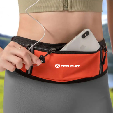 [Užsakomoji prekė] Techsuit - Waist Bag (CWB3) - with Belt for Recreational Activity, Fitness - Juodos spalvos 4