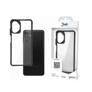 Telefono Dėklas Samsung Galaxy A13 4G/5G/A04/A04s - 3mk Satin Armor Case+ Juodas