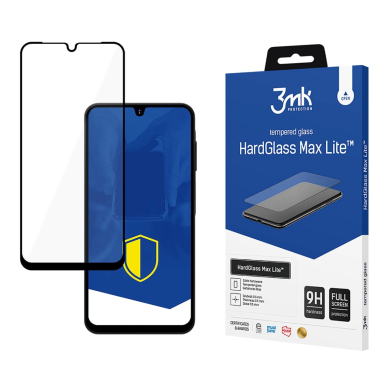 Apsauginis stiklas 3mk HardGlass Max Lite Black Samsung Galaxy A16