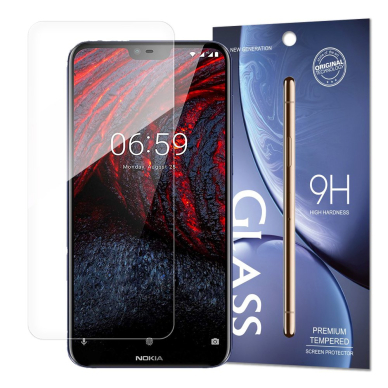 Ekrano Apsauginis Stiklas Tempered Glass 9H Nokia 6.1 Plus / Nokia X6 2018 (pakuotė - vokas)