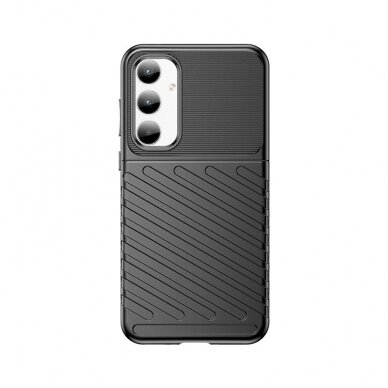 Dėklas Thunder Case armored case for Samsung Galaxy A35 - Juodas