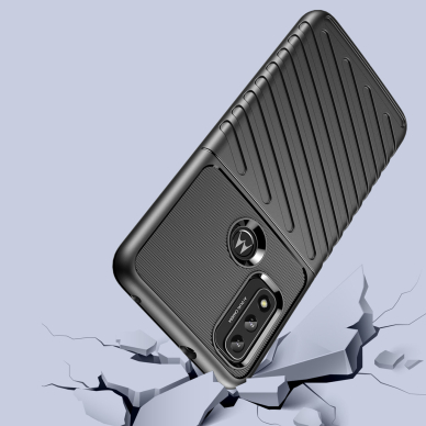 Dėklas Thunder Case flexible Motorola Moto G Play 2022 Juodas 4