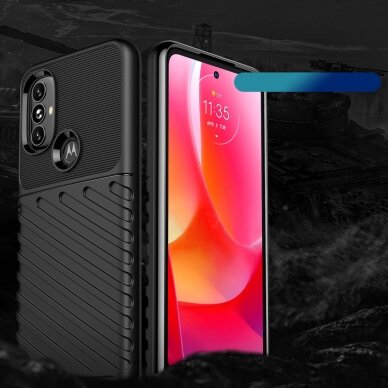 Dėklas Thunder Case flexible Motorola Moto G Power 2022 Juodas 1