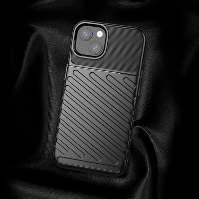 Dėklas Thunder Case Flexible Tough Rugged iPhone 13 Žalias 4