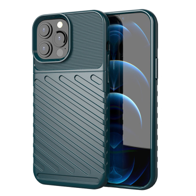 Dėkals Thunder Case Flexible iPhone 13 Pro Max žalias