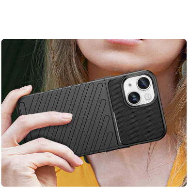 Dėklas Thunder Case iPhone 14 Plus Juodas 4