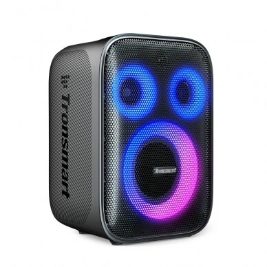 Tronsmart Halo 200 120W wireless speaker + 2 microphones - Juodas 2