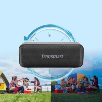 Tronsmart T2 Mini 2023 10W wireless Nešiojamas garsiakalbis - Juodas 6