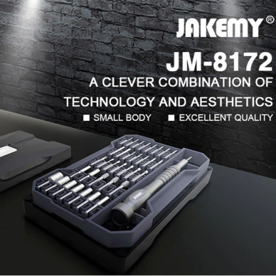 [Užsakomoji prekė] Trusa Surubelnite cu Accesorii 73in1 - Jakemy Professional (JM-8172) - Juodos spalvos 3