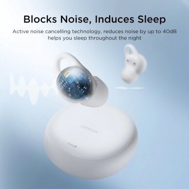 TWS Joyroom JR-TS2 Cozydots Series wireless Ausinėsactive noise reduction, Bluetooth 5.3 - baltas 2