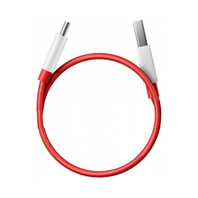 [Užsakomoji prekė] Type-C Charging Cable, 10A - OnePlus (DL129) - Baltas / Red 1