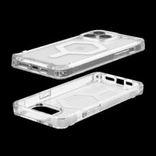 UAG Plyo Magsafe - Apsauginis dėklas skirta iPhone 15 Pro Max pritaikyta su MagSafe (ice-Baltas)