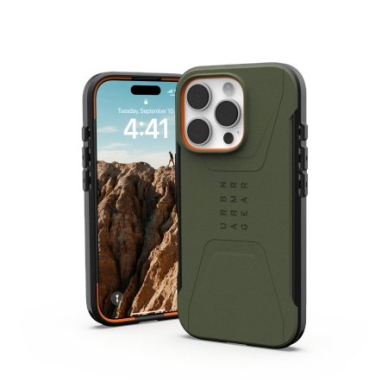 UAG Civilian Magsafe iPhone 16 Pro Dėklas - Žalias 2