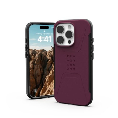 UAG Civilian Magsafe iPhone 16 Pro Dėklas - Raudonas 2