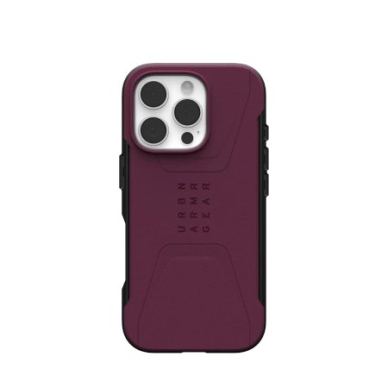 UAG Civilian Magsafe iPhone 16 Pro Dėklas - Raudonas