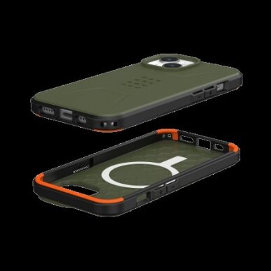 UAG Civilian Magsafe - Apsauginis dėklas skirta iPhone 15 (olive) 2