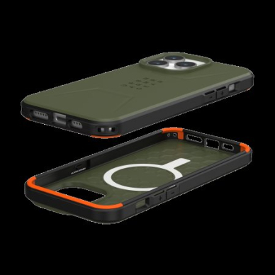 UAG Civilian Magsafe - Apsauginis dėklas skirta iPhone 15 Pro Max (olive) 2