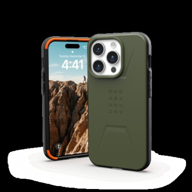 UAG Civilian Magsafe - Apsauginis dėklas skirta iPhone 15 Pro (olive) 1