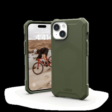 UAG Essential Armor Magsafe - Apsauginis dėklas skirta iPhone 15 (olive) 1