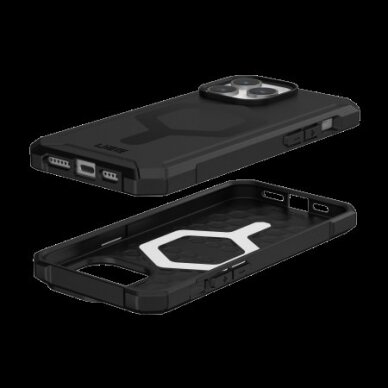 UAG Essential Armor Magsafe - Apsauginis dėklas skirta iPhone 15 Pro Max (Juodas) 2