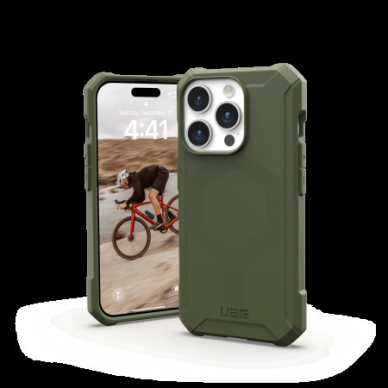 UAG Essential Armor Magsafe - Apsauginis dėklas skirta iPhone 15 Pro (olive) 1