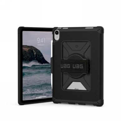 UAG Metropolis case iPad 10.9&quot; 10th generation with Apple Pencil and palm holder - juodas