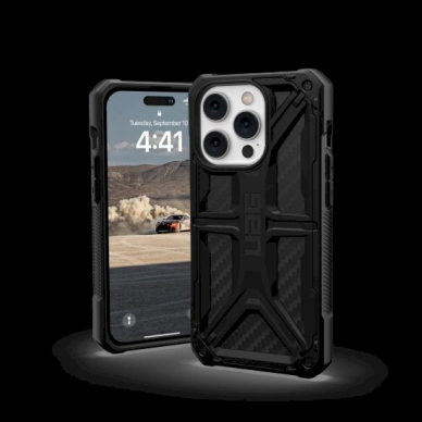 UAG Monarch - Apsauginis dėklas skirta iPhone 14 Pro (carbon fiber) 1