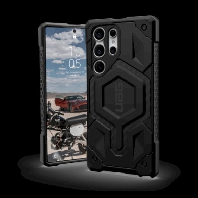 UAG Monarch Pro - Apsauginis dėklas skirta Samsung Galaxy S23 Ultra 5G su a built-in magnetic module (carbon fiber) 1