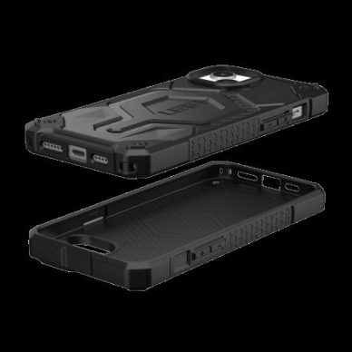 UAG Monarch Pro - Apsauginis dėklas skirta iPhone 15 Plus pritaikyta su MagSafe (carbon fiber) 2