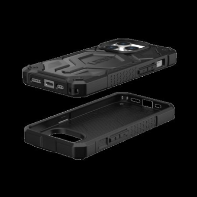 UAG Monarch Pro - Apsauginis dėklas skirta iPhone 15 Pro, pritaikyta su MagSafe (carbon fiber) 2