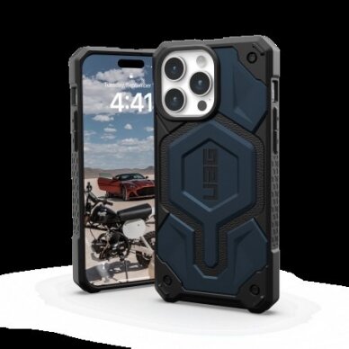 UAG Monarch Pro - Apsauginis dėklas skirta iPhone 15 Pro Max pritaikyta su MagSafe (Mallard) 1