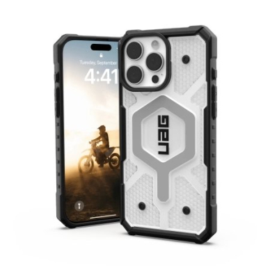 UAG Pathfinder Clear Magsafe Dėklas iPhone 16 Pro Max - Baltas 2