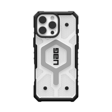 UAG Pathfinder Clear Magsafe Dėklas iPhone 16 Pro Max - Baltas