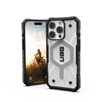 UAG Pathfinder Clear Magsafe Dėklas iPhone 16 Pro - Baltas 2