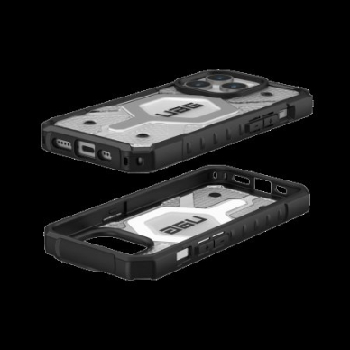 UAG Pathfinder Magsafe - Apsauginis dėklas skirta iPhone 15 Pro (ice) 2