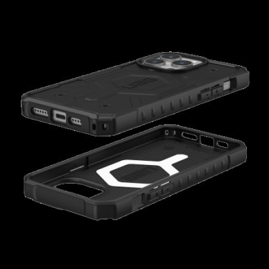 UAG Pathfinder Magsafe - Apsauginis dėklas skirta iPhone 15 Pro Max (Juodas) 2