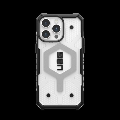 UAG Pathfinder Magsafe - Apsauginis dėklas skirta iPhone 15 Pro Max (ice)