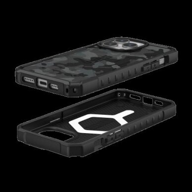 UAG Pathfinder MagSafe - Apsauginis dėklas skirta iPhone 15 Pro Max (midnight camo) 2