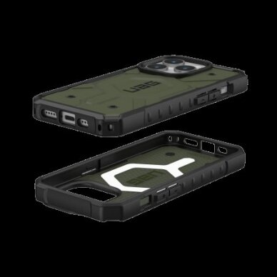 UAG Pathfinder Magsafe - Apsauginis dėklas skirta iPhone 15 Pro (olive) 2