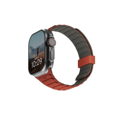 UAG Pathfinder Silicone Double-Sided Magnetic apyrankė Apple Watch 42 / 44 / 45 / 46 / 49mm - Pilkas-Orange