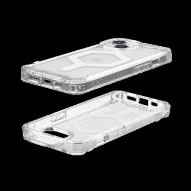 UAG Plyo Magsafe - Apsauginis dėklas skirta iPhone 15 pritaikyta su MagSafe (ice-Baltas) 2