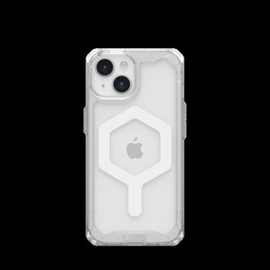 UAG Plyo Magsafe - Apsauginis dėklas skirta iPhone 15 pritaikyta su MagSafe (ice-Baltas)