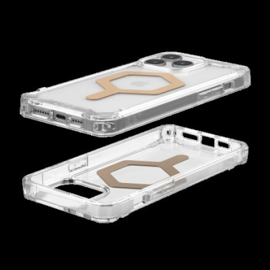 UAG Plyo Magsafe - Apsauginis dėklas skirta iPhone 15 Pro Max pritaikyta su MagSafe (ice-gold) 1