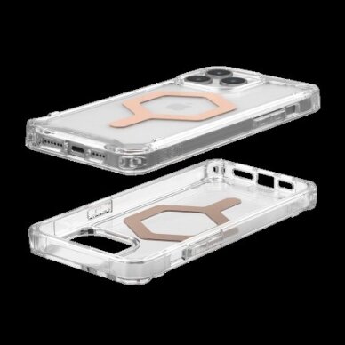 UAG Plyo Magsafe - Apsauginis dėklas skirta iPhone 15 Pro Max pritaikyta su MagSafe (ice-rose gold) 2