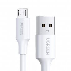 Ugreen US289 60141 micro USB / USB-A Kabelis 1m - baltas