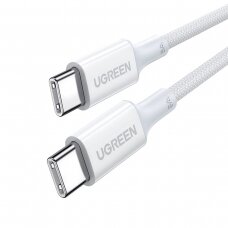 Ugreen US557 USB-C / USB-C PD Kabelis 100W 1m - baltas